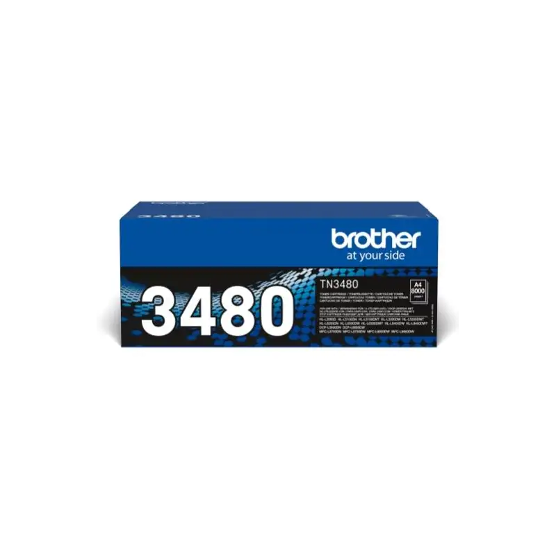 (TN3480) BROTHER TONER NEGRO HL-L5000D/L5100DN/L5200DW/L6300DW/L6400DW - DCP-L5500DN/L6600DW - MFC-L5700DN/L5750DW/L6600DW/L6...