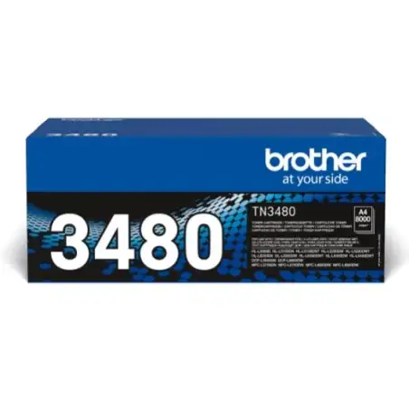 (TN3480) BROTHER TONER NEGRO HL-L5000D/L5100DN/L5200DW/L6300DW/L6400DW - DCP-L5500DN/L6600DW - MFC-L5700DN/L5750DW/L6600DW/L6...