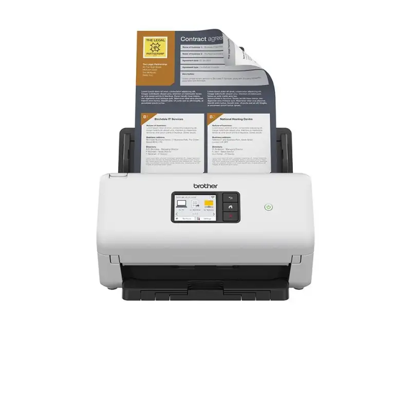 (ADS4550WUN1) BROTHER ESCANER SOBREMESA DOBLE CARA TARJETA RED Y WIFI ADS4550W
