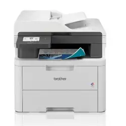 (DCPL3560CDWRE1) BROTHER EQUIPO MULTIFUNCIÓN LÁSER LED COLOR DCPL 3560CDW A4 RED/WIFI 3 EN 1 BLANCO