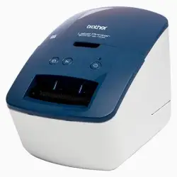(QL600BXX1) BROTHER  ETIQUETADORA - ROTULADORA ELECTRÓNICA QL-600B AZUL Y BLANCA