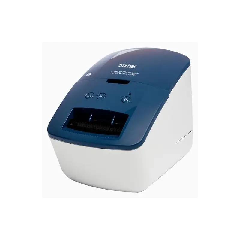 (QL600BXX1) BROTHER  ETIQUETADORA - ROTULADORA ELECTRÓNICA QL-600B AZUL Y BLANCA