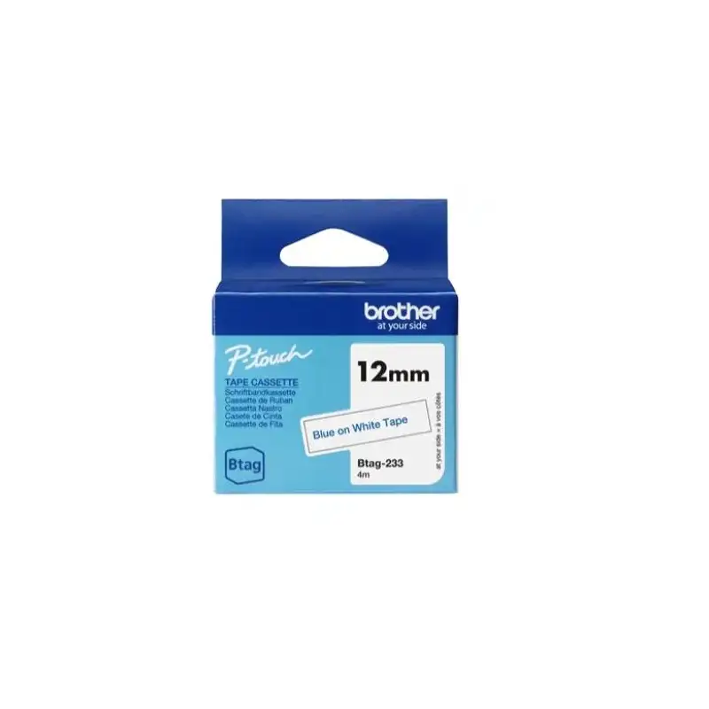 (BTAG233) BROTHER CINTA DOMÉSTICA BTAG AZUL SOBRE BLANCO - PTN10
