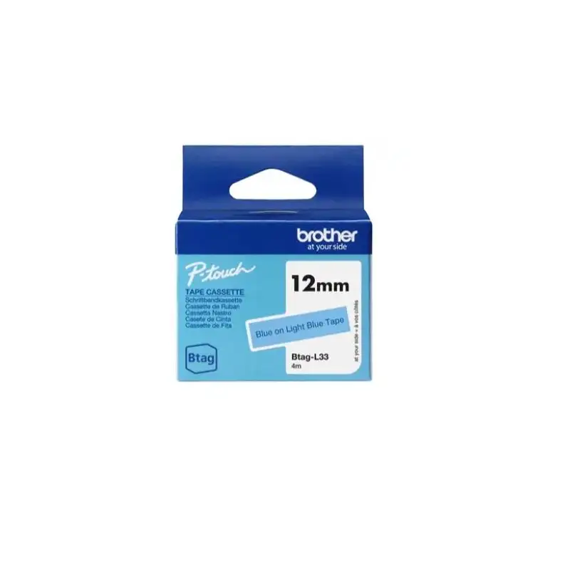 (BTAGL33) BROTHER CINTA DOMÉSTICA BTAG AZUL SOBRE AZUL CLARO - PTN10