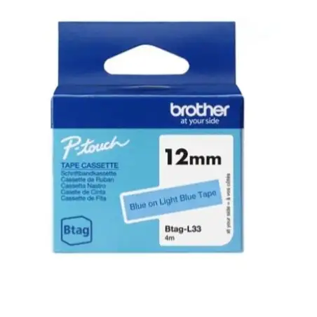 (BTAGL33) BROTHER CINTA DOMÉSTICA BTAG AZUL SOBRE AZUL CLARO - PTN10