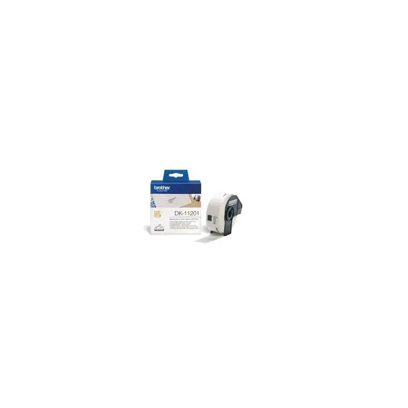 (DK11201) BROTHER ETIQUETAS DE DIRECCIÓN ESTANDAR DE PAPEL 29X90MM QL710W - (400 ETIQUETAS)