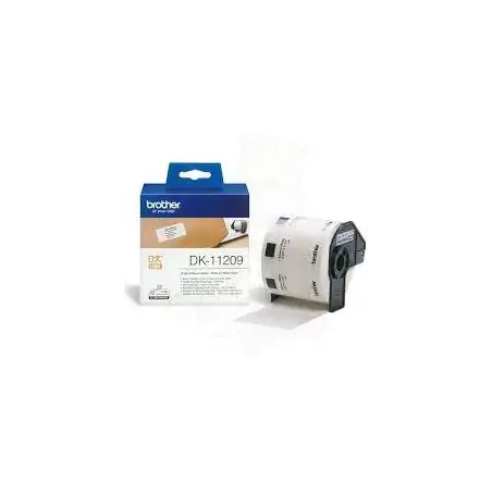 (DK11209) BROTHER ETIQUETAS PRECORTADAS DE DIRECCIÓN PEQUEÑAS 62X29MM (800 ETIQUETAS)