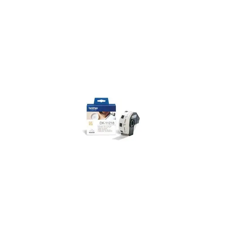 (DK11218) BROTHER ETIQUETAS PRECORTADAS CIRCULARES 24MM (1.000 ETIQUETAS)