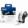 (DK22211) BROTHER CINTA CONTINUA DE PELÍCULA PLÁSTICA - BLANCO -  29MMX15