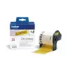 (DK22606) BROTHER CINTA CONTINUA DE PELÍCULA PLASTICA - AMARILLO - 62MMX15