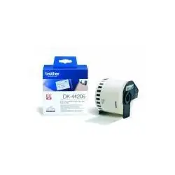 (DK44205) BROTHER CINTA CONTINUA DE PAPEL TÉRMICO REMOVIBLE - BLANCO - 62MMX30