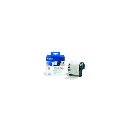 (DK44205) BROTHER CINTA CONTINUA DE PAPEL TÉRMICO REMOVIBLE - BLANCO - 62MMX30