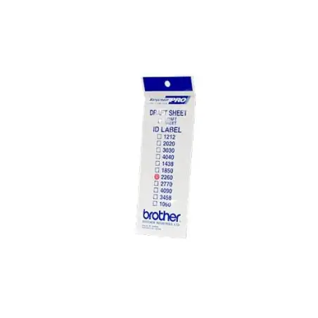 (ID2260) BROTHER ETIQUETA DE IDENTIFICACIÓN DE 22X60MM - PACK DE 12 UNIDADES