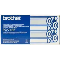 (PC74RF) BROTHER RECAMBIO 4 BOBINAS NEGRO T-72/74/76/78/84/94/96/104/106