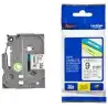 (TZE221) BROTHER CINTA ROTULADORA LAMINADA TEXTO NEGRO SOBRE BLANCO - 9MMX8M
