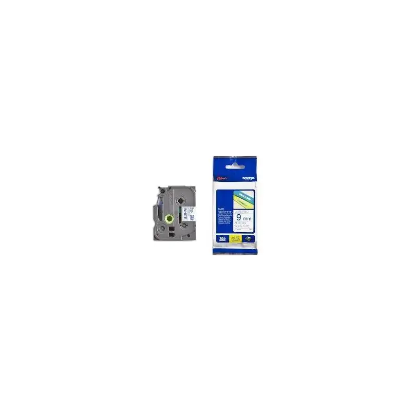 (TZE223) BROTHER CINTA ROTULADORA LAMINADA TEXTO AZUL SOBRE BLANCO - 9MMX8M