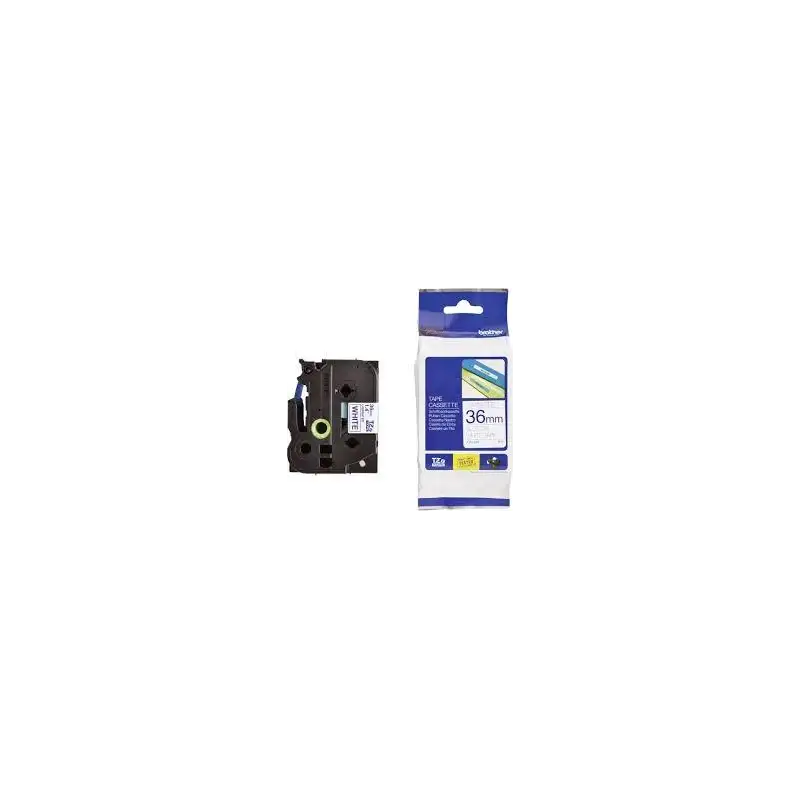 (TZE263) BROTHER CINTA ROTULADORA LAMINADA TEXTO AZUL SOBRE BLANCO - 36MMX8M