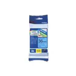 (TZE561) BROTHER CINTA ROTULADORA LAMINADA TEXTO NEGRO SOBRE AZUL - 36MMX8M