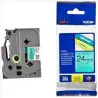 (TZE751) BROTHER CINTA ROTULADORA LAMINADA TEXTO NEGRO SOBRE VERDE - 24MMX8M