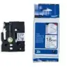 (TZEFA4) BROTHER CINTA ROTULADORA ESPECIAL TEXTO AZUL SOBRE BLANCO - 18MMX3M