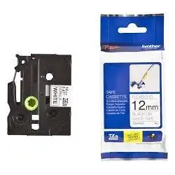 (TZEFX231) BROTHER CINTA ROTULADORA LAMINADA FLEXIBLE TEXTO NEGRO SOBRE BLANCO - 12MMX8M