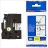 (TZEFX241) BROTHER CINTA ROTULADORA LAMINADA FLEXIBLE TEXTO NEGRO SOBRE BLANCO - 18MMX8M
