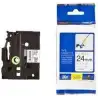 (TZEFX251) BROTHER CINTA ROTULADORA LAMINADA FLEXIBLE TEXTO NEGRO SOBRE BLANCO - 24MMX8M
