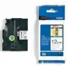 (TZEN231) BROTHER CINTA ROTULADORA NO LAMINADA TEXTO NEGRO SOBRE BLANCO - 12MMX8M
