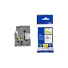 (TZES241) BROTHER CINTA ROTULADORA LAMINADA SUPER ADHESIVA TEXTO NEGRO SOBRE BLANCO - 18MMX8M
