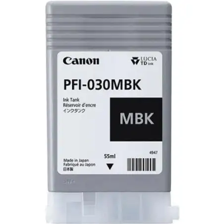 (3488C001) CANON TINTA NEGRO MATE IMAGEPROGRAF TA 20/30 - TM 240/340 - PFI 030MBK