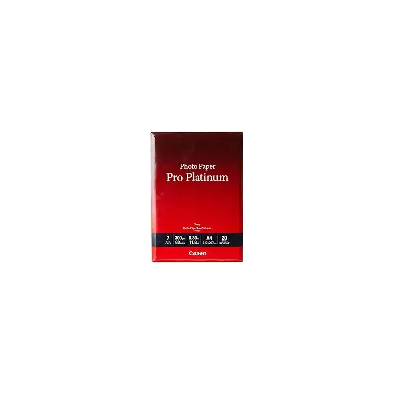 (2768B016) CANON PAPEL FOTOGRÁFICO PRO PLATINUM PT-101 - A4 21X29