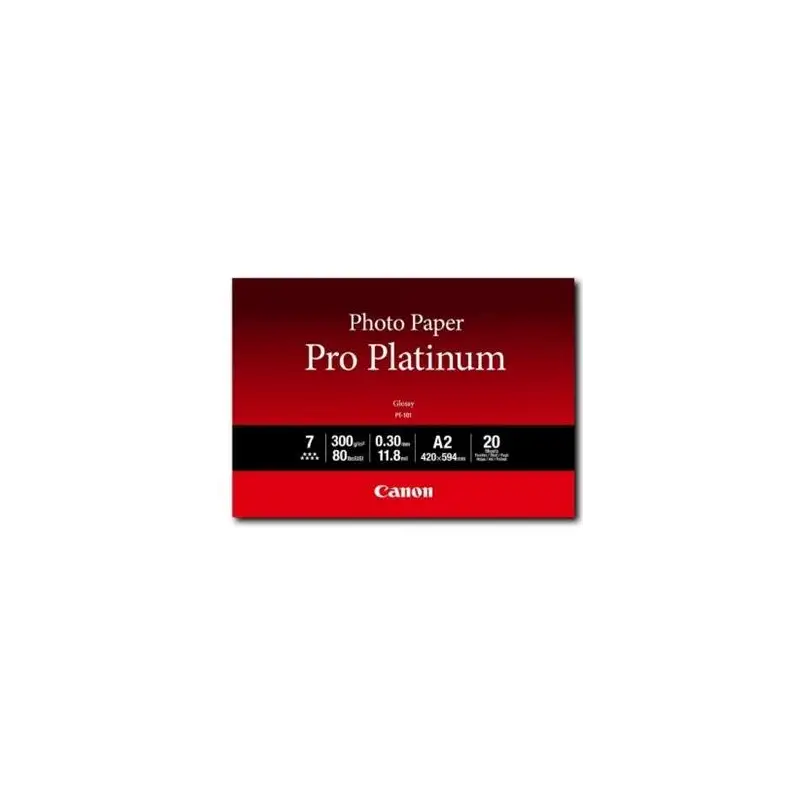 (2768B067) CANON PAPEL FOTOGRAFICO PT-101 PRO PLATINUM - A2 42X59