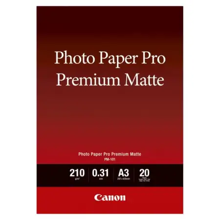 (8657B006) CANON PAPEL FOTOGRAFICO PRO PREMIUM MATTE PM-101 - A3 29