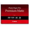 (8657B017) CANON PAPEL FOTOGRAFICO PRO PREMIUM MATTE - PM-101 - A2 - 210GR - 20 HOJAS