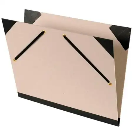 (C200003133) CANSON CARPETA DE DIBUJO A3 37X52CM PERSONALIZABLE CIERRE C/GOMAS GRIS