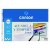 (C200400698) CANSON BLOC ACUARELA Y TÉMPERA BASIK ESPIRAL 10 HOJAS 370GR 23X32