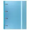 (12257409) CARCHIVO CARPETA ANILLAS 4X35MM CARPEBLOCK METAL C/RECAMBIO 100H A4 90GR 1 BANDA COLOR CARTÓN PLASTIFICADO AZUL