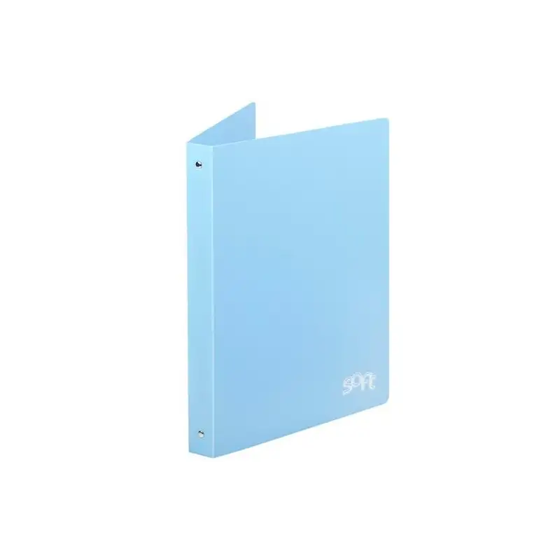 (12364210) CARCHIVO CARPETA ANILLAS 4 X 25MM FOLIO POLIPROPILENO SOFT PACK 5 UD AZUL PASTEL