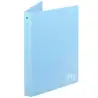 (12364210) CARCHIVO CARPETA ANILLAS 4 X 25MM FOLIO POLIPROPILENO SOFT PACK 5 UD AZUL PASTEL
