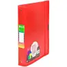 (12371453) CARCHIVO CARPETA ANILLAS 4 X 40MM A4+ C/GOMA PP DUNE ROJO