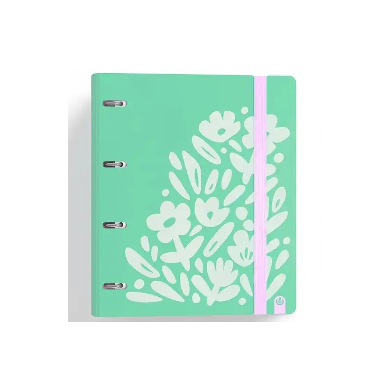 (12457447) CARCHIVO CARPETA ANILLAS 4X35MM CARPEBLOCK 360 C/RECAMBIO 100H 90GR 4 SEPARADORES PP RÍGIDO FOAM VERDE