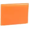 (1913KF52) CARCHIVO CLASIFICADOR ACORDEÓN FOLIO 13 DPTOS C/GOMA PP TRANSLÚCIDO NARANJA