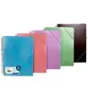 (53293099) CARCHIVO CARPETA METAL ESPIRAL PP 30 FUNDAS A4 CIERRE C/GOMAS COLORES METALICOS SURTIDOS