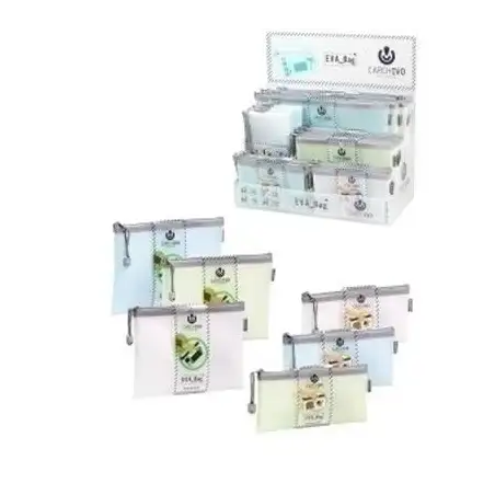 (45014099) CARCHIVO BOLSA MULTIUSOS CREMALLERA EVA SURTIDO TAMAÑO A6 COLORES SURTIDOS