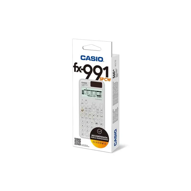 (FX-991SPCW) CASIO CALCULADORA CIENTIFICA NEGRO/BLANCO 15 Y 10+2 DÍGITOS 576 FUNCIONES FX-991SPCW