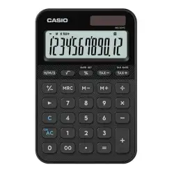 (MS-20YC-BK) CASIO CALCULADORA DE OFICINA SOBREMESA NEGRO 12 DÍGITOS MS-20YC-BK