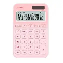 (MS-20YC-LP) CASIO CALCULADORA DE OFICINA SOBREMESA NEGRO 12 DÍGITOS MS-20YC-LP