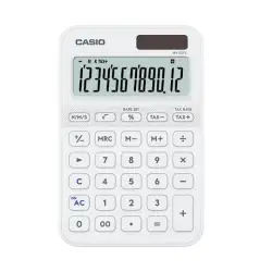 (MS-20YC-WE) CASIO CALCULADORA DE OFICINA SOBREMESA BLANCO 12 DÍGITOS MS-20YC-WE