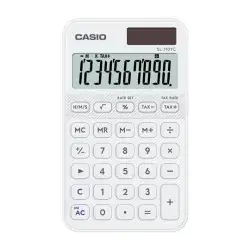 (SL-310YC-WE) CASIO CALCULADORA DE OFICINA SL-310YC-WE 10 DÍGITOS BLANCO