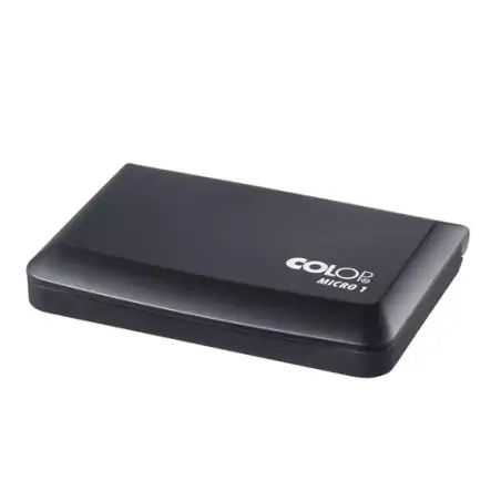(109635) COLOP TAMPON MICRO 1 ESTUCHE DE PLÁSTICO NEGRO